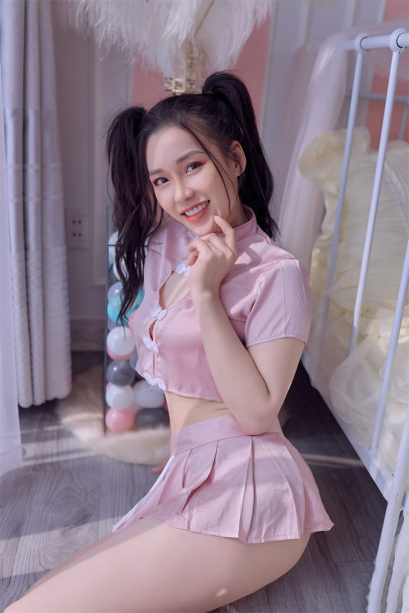 ảnh gái xinh mặc váy ngắn sexy